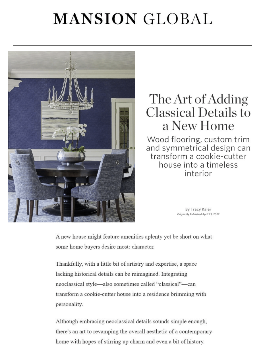Caroline Brackett Studio of Design - Mansion Global Press