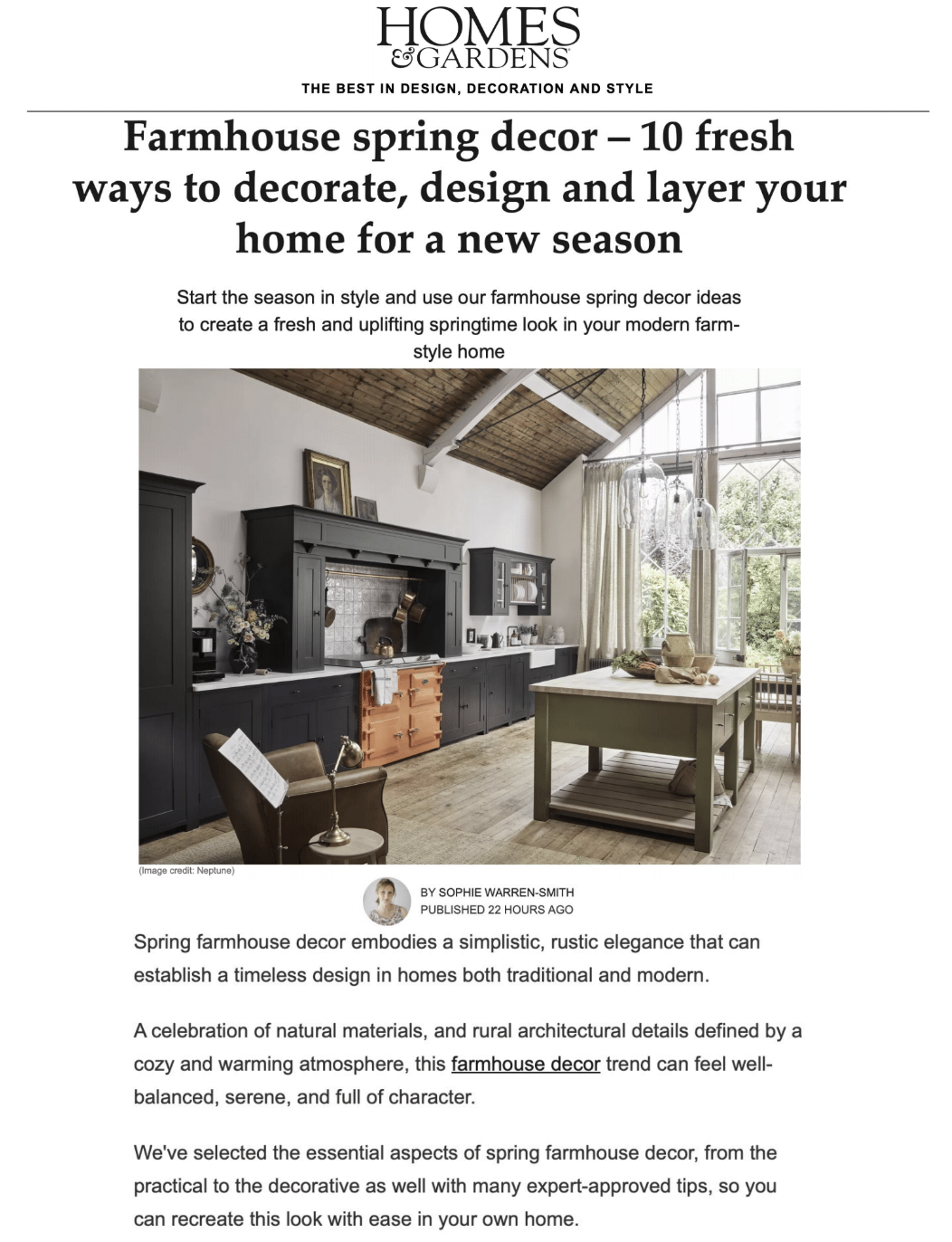 Caroline Brackett Studio of Design - Homes & Gardens Press