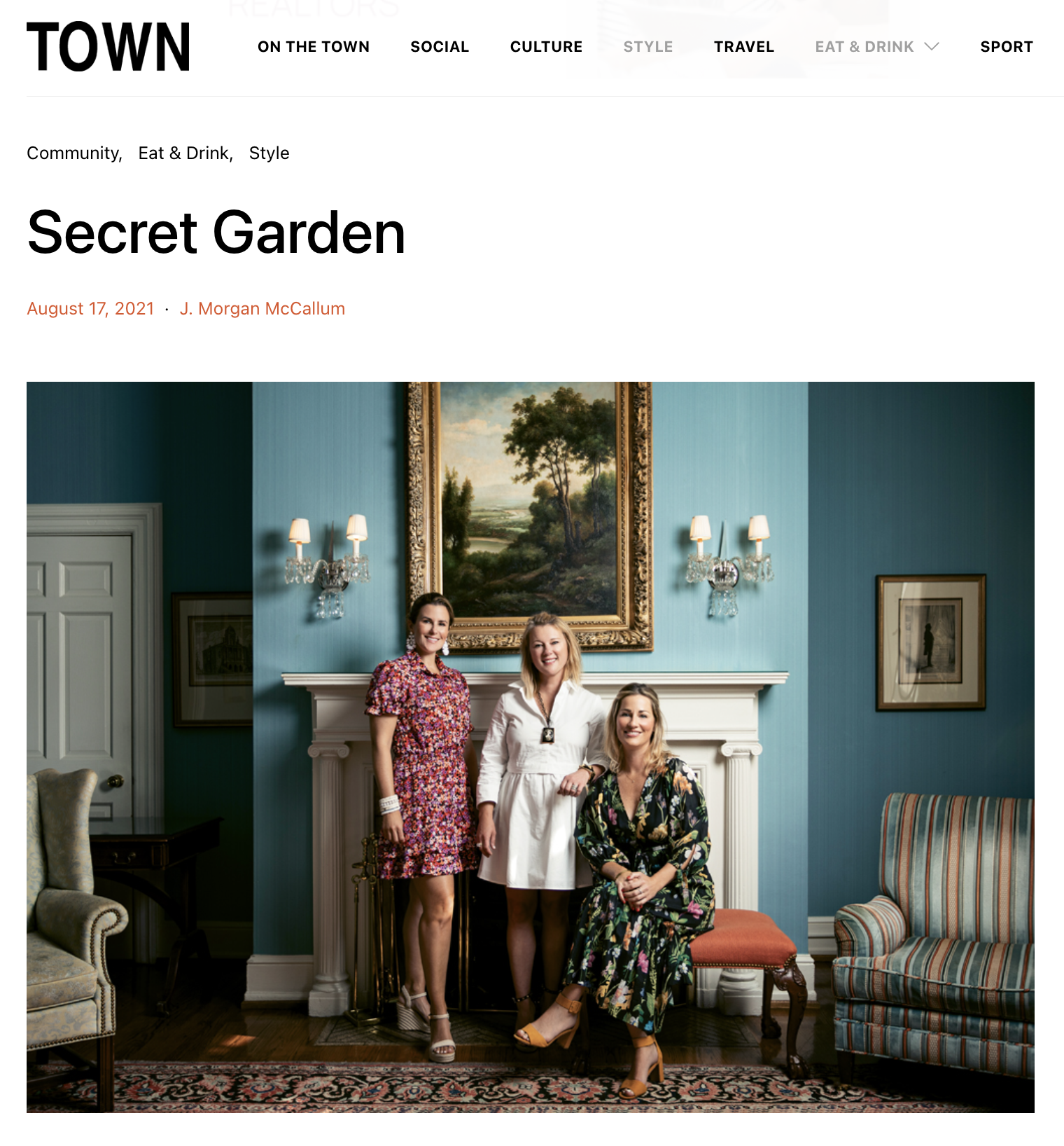 Caroline Brackett Studio of Design - Town Magazine Press